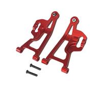 COMODO Front Lower Suspension Arms con Ball Head per 1/14 RC Car - Parte di Sostituzione di Alluminio Compatibile con 14209 14210 H14BM Modelli(Red)
