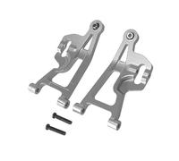 COMODO Front Lower Suspension Arms con Ball Head per 1/14 RC Car - Parte di Sostituzione di Alluminio Compatibile con 14209 14210 H14BM Modelli(Silver)