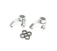 COMODO Front Steering Cup Assembly per 1/10 RC Cars Compatibile con 10303 10304 Modelli - 6061 Aluminum(Silver)