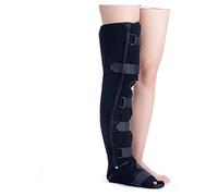 Comodo immobilizzatore per Gamba con tutore per Caviglia, tutore per Ginocchio con Piede Regolabile, Stivaletti per Gambe Traspiranti, Strumento di Riabilitazione 22.7.15 (Size : Large/L)