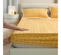 Comodo lenzuolo con angoli in flanella, 180 x 200 cm, morbido, caldo e soffice biancheria da letto invernale per il massimo comfort, perfetto per le notti fredde, lussuosa esperienza di sonno