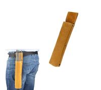 Comodo marsupio portaelettrodi in pelle per elettrodi da saldatura