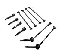 COMODO Metal Drive Shaft e Wheel Axle Cup Set per 1/10 Scale RC Cars - Compatibile con 144001 124019 124018 Modelli