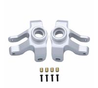 COMODO Metal Front Rear Axle Housing Bridge Shell Cover per 1/12 Scale RC Cars - Parte Drivetrain di Sostituzione Compatibile con MN86K N86KS Mn86 n86S(Silver Steering Cup)