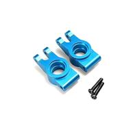 COMODO Metal Rear Wheel Cups per 1/14 Scale RC Car - 2PCS Replacement Rear Hubs Compatibile con 14301 14.302(Blue)