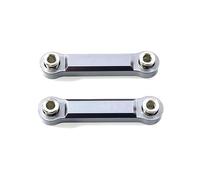 COMODO Metal Steering Tie Rod Set per 1/14 RC Car - 2pcs Upgrade Replacement Linkage Compatibile con 14301 1440(Titanium)