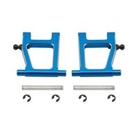 COMODO Metal Suspension Arm Set Front Rear Upper Lower per TT01 1/10 Scale RC Car Replacement Parts(Color: Blue)