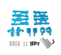 COMODO Metal Swing Arm & Steering Cup Bearings Set - Hardware di Sostituzione di 6 Pacchetti per 1/14 144010 144001 144002 & 1/12 124016-124019 RC Cars(Blue)