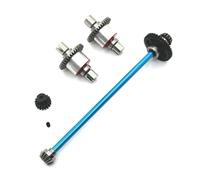 COMODO Metal Transmission Assembly per 1/18 RC Car - Include Drive Shaft, Bevel Gears, Differentials, Bearings & Reduction Gars Compatibile con A949 A959 a969 K929(Blue)