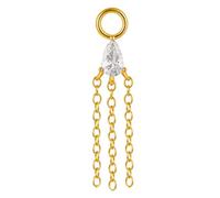 Comodo orecchino in argento, ideale per indossare diamanti e perle tutto il giorno per un uso prolungato, Taglia unica, come descritto