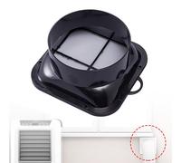 Comodo per ventilazione cappa da cucina con connettore flangia a parete [EEK: A+]