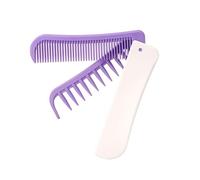 Comodo pettine pieghevole a denti larghi design unisex pettini per capelli accessori per lo styling per l'uso quotidiano e da viaggio