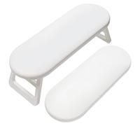 Comodo poggiamano pieghevole per appassionati nail art, cuscino per braccio, supporto per manicure precisa