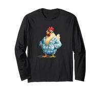 Comodo pollo in pigiama per un look divertente Maglia a Manica