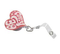 Comodo porta badge retrattile per operatori sanitari (D)