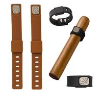 Comodo Porta Sigari Magnetico, Porta Sigari Antiscivolo, Design Flessibile in Silicone Regolabile, Regalo per Gli Amanti dei Sigari, per Il Golf, Il Barbecue, I Viaggi (Brown)