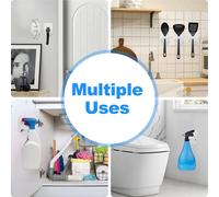 Comodo Portabottiglie Spray Montaggio a Parete Soluzione Salvaspazio per Armadi