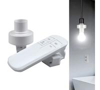 Comodo Portalampada Telecomando Wireless E27 con Funzione Timer