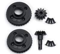 COMODO Precedente e Retro Differentiale Bevel Gear Set per 1/7 RC Desert Racer - 13T+33T Metal Diff Gears Replacement Part(Front And Rear)