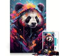 Comodo puzzle a forma di panda per ragazzi, 1000 pezzi, gioco di logica, passatempo per la casa, taglio preciso, regalo per le festività 38x26cm
