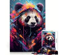 Comodo puzzle a forma di panda per ragazzi, 1000 pezzi, gioco di logica, passatempo per la casa, taglio preciso, regalo per le festività 38x26cm