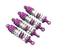 COMODO RC 1/16 Set di Assorbimento dello Shock di Pressione di Olio - 6061T6 Aluminum Sostituzione Suspension Parts Compatibile con 16101 16102 16103 16114 16126 16201 Modelli(Purple)