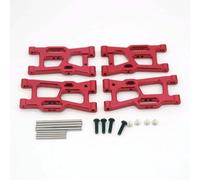 COMODO RC Car Swing Arm Replacement Parts Front Rear Lower Suspension Arm CNC 6061T6 Aluminio Compatibile con 124008 124010 144001 144016 e più(Red)