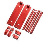 COMODO RC Crawler Body Post Mount 1/10 Scale Aluminum Magnetic Stealth Mount Compatibile con HSP D90 Himoto(Red)