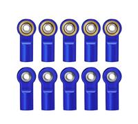 COMODO RC Crawler Controlling Link Rod Ends M4 Steel Ball Head 1/10 Scala Compatibile con CC01(Blue 10PCS)