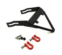 COMODO RC Crawler Front Bumper Anti-Collision Bar 1/10 Scale Aluminum con Trailer Hook Compatibile con SCX10 90047(Style A)