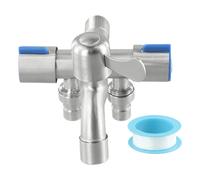 Comodo rubinetto rubinetto a tre vie per lavatrice/lavastoviglie nucleo in rame