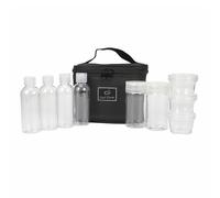 Comodo Set Condimento da Campeggio Conservazione con Bottiglie Spezie Trasparent