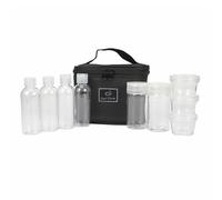 Comodo Set Condimento da Campeggio Conservazione con Bottiglie Spezie Trasparent