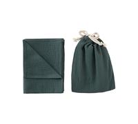 Comodo set di 2 borse per asciugamani da bagno per bambini, include una borsa lenitiva da appendere per pelli sensibili, organizer portatile da appendere per asciugamani per bambini