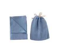 Comodo set di 2 borse per asciugamani da bagno per bambini, include una borsa lenitiva da appendere per pelli sensibili, organizer portatile da appendere per asciugamani per bambini