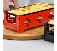 Comodo set raclette formaggio portatile goditi la bontà del formaggio ovunque