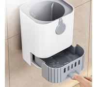 Comodo set spazzole WC montaggio a parete o supporto a pavimento design impermea