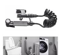 Comodo Spruzzatore Bidet Portatile Doppia Valvola di Controllo per Facile Commut