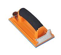 Comodo supporto per carta vetrata manuale Levigatrice a mano con manico in spugna Manico ergonomico Strumento di macinazione per lucidatura 18,2/7,16 '' Levigatrice a mano W/Maniglia Blocco di