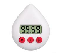 Comodo timer impermeabile con funzione di memoria per la gestione quotidiana della routine (bianco)