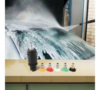 Comodo ugello idropulitrice regolabile dotato di 5 punte spray per uso