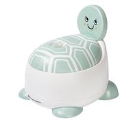 Bebeconfort Comodo Vasino Bambini, 12-36 Mesi (0-20 kg), Ergonomico e Compatto, Facile da Pulire, Tazza Amovibile, Paraspruzzi Igienico, Antiscivolo, Vasino per Bambini WC, Tartaruga