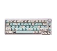 Comokifuly PBT Dye Sublimazione Tastenkappen 143 Keycaps Set Langlebige Tastenkappen White Rabbit Layout ISO Tastenkappen Cherry Profil Custom Cute Tastenkappen für Mechanische Tastatur