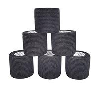 COMOmed non-stick pelle benda (Nero, 6 Rotoli)