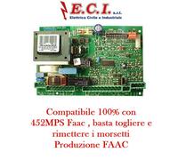 COMP. FAAC 452 MPS Genius Brain 592 Ja592 230V Centrale Scheda Comando Cancello