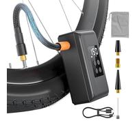 Compact Air Pump - Portable Electric Inflator with Auto Off and Led Light | 395g Lightweight Build, 2x1800mah Battery, 0-60psi Fast Inflation, Balloon, Swimming, Pool Toys, Road, Mountain Cycling