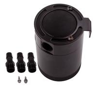 Compact Baffled 3 Port Oil Catch Can Aluminum Air Separator Universal for Auto