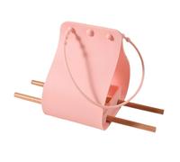 Compact Bird Feeder, Silicone Tray Wooden Perches, Adjustable Strap Feeders, Sturdy Bird Feeder with Eco Friendly Material, Outdoor Feeders Simple Design, Garden Backyard Decor for Birds Lovers