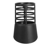 Compact Black Heat Shield for Hot Air Tools Durable Plastic Guard