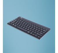 RGOCONDWLBL R-Go Tools Compact Break ergonomic keyboard, QWERTY (ND), bluetooth,